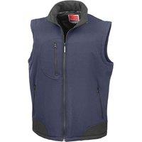 Result Men's Soft Shell Bodywarmer in Navy | Size: Small