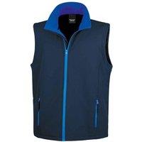 Result Men's Core Printable Soft Shell Bodywarmer in Dark Navy | Size: Small