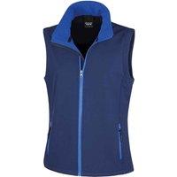Result Women's Core Printable Soft Shell Bodywarmer in Dark Navy | Size: XL