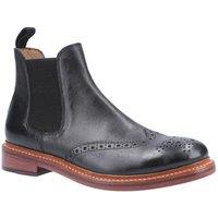 Cotswold Men's 'Siddington' Leather Boots in Black | Size: 9