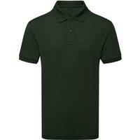 Asquith & Fox Men's Glacier Tech Polo Shirt in Bottle Green | Size: Large