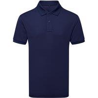 Asquith & Fox Men's Glacier Tech Polo Shirt in Navy | Size: Large