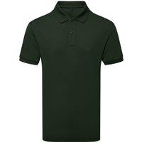 Asquith & Fox Men's Glacier Tech Polo Shirt in Bottle Green | Size: Small