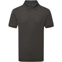 Asquith & Fox Men's Glacier Tech Polo Shirt in Charcoal | Size: XL