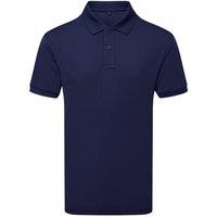 Asquith & Fox Men's Glacier Tech Polo Shirt in Navy | Size: Medium