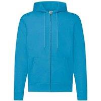 Fruit of the Loom Men's Classic Zipped Hoodie in Dark Blue | Size: Small