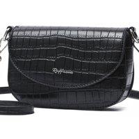 Raffaella Women's Cross Body Phone Bag in Black