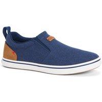 XTRATUF Men's Sharkbyte Canvas Deck Shoe in Navy | Size: 10.5
