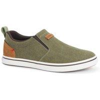 XTRATUF Men's Sharkbyte Canvas Deck Shoe in Green | Size: 11.5