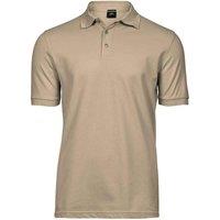 TEE JAYS Men's Luxury Stretch Pique Polo Shirt in Cream | Size: 2XL