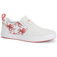 XTRATUF Women's Sharkbyte Canvas Deck Shoe in Cream | Size: 3.5