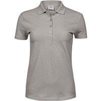 TEE JAYS Women's Luxury Stretch Polo Shirt in Stone | Size: XL