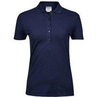 TEE JAYS Women's Luxury Stretch Polo Shirt in Navy | Size: XL