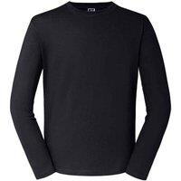 Russell Men's Classic Long-Sleeved T-Shirt in Black | Size: 4XL