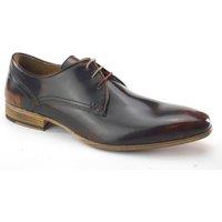 Frank James Men's Shoreditch Leather Lace Up Derby Shoes in Brown | Size: 11