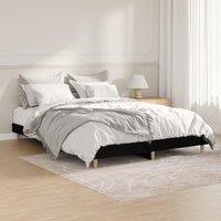 Berkfield Home Bed Frame Black 140x190 cm Engineered Wood