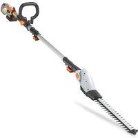 VonHaus 20V Battery Pole Hedge Trimmer Cordless in Grey