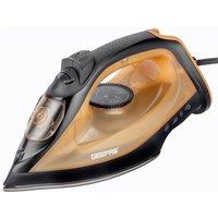 Geepas 1800W Steam Iron Non-Stick Soleplate with Adjustable Temperature in Orange
