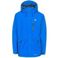 Trespass Men's Corvo Hooded Full Zip Waterproof Jacket Coat in Blue | Size: 3XL