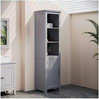 Freestanding Bathroom Tall Cabinet with Blind Door