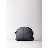 Lakeland Leather Women's 'Elterwater' Curved Leather Cross Body Bag in Black