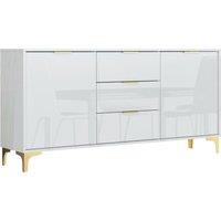 Mex Furniture LTD Sideboard 140cm Lux High Gloss in White
