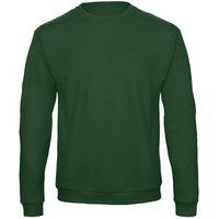 B&C Men's ID.202 50 50 Sweatshirt in Bottle Green | Size: Small