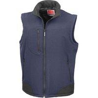 Result Men's Softshell Body Warmer in Navy | Size: Large