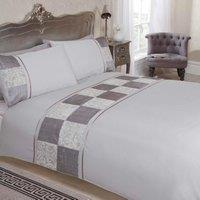 Rapport Home Batiste Polycotton Duvet Cover Set With Pillowcase in Beige | Size: King