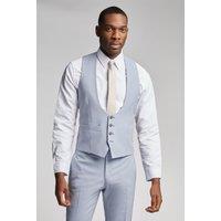 Cloud Blue Slim Scoop Waistcoat