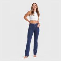 WR.UP Denim with Front Pockets Super High Waisted Flare Jeans