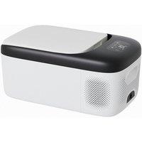 16L Car Fridge 45W Car Mini Fridge Car Refrigerator Portable Camping Fridge Freezer with Display Screen Black