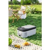 H&O Direct 16L Compressor Car Refrigerator with Display in Black