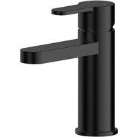 Balterley Pride Round Mono Basin Mixer Tap & Push Button Waste - Matt Black