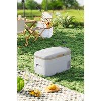 H&O Direct 23L Portable Car Refrigerator with Display in Green