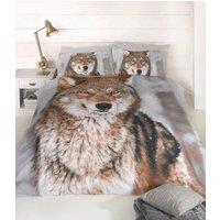 Rapport Home Wolf Polycotton Duvet Cover Set With Pillowcase | Size: King