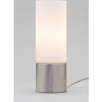 BHS Lighting Tilly Touch Sensitive Table Lamp in Metallic Silver