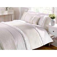 Rapport Home Serenity Polycotton Duvet Cover Set With Pillowcase in Cream | Size: Single