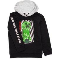 Minecraft Boy's Hoodie | Boys Black | Official Merch | Size: 10-11 Years