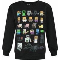 Minecraft Boy's Sweatshirt | Boys Black | Official Merch | Size: 9-10 Years
