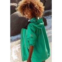 Weird Fish Men's Prescott Waterproof Packable Jacket in Bright Green | Size: Large/XL