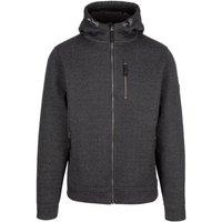 Trespass Men's Truther Marl Jacket in Black | Size: 2XS