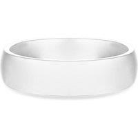 Simply Silver Women's Sterling Silver 925 with Cubic Zirconia Wedding Band Ring | Size: Medium
