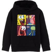 SpongeBob SquarePants Hoodie | Black | Official Merch | Size: 3-4 Years