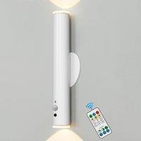 Harper Living Battery Operated Wall Lights with Motion Sensor, Rechargeable Wall Lamp Indoor, LED Wall Sconce, White