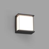 Netlighting Hikari Outdoor LED Dark Grey Wall Light 10W 3000K IP65