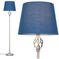 ValueLights Memphis Silver Floor Lamp