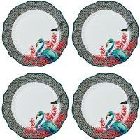 Mikasa Sarah Arnett Porcelain Dinner Plates, Set of 4, 27cm in White