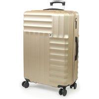 Pierre Cardin Soleil 22 Wheeled Hard Sided Cabin Suitcase Flight Luggage Champagne in Metallic Gold | Size: Small
