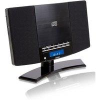 Denver CD Player Wall Mountable with FM Radio & Clock Alarm in Black